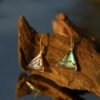 Shell Triangle Teardrop Dangle