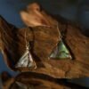 Shell Triangle Teardrop Dangle
