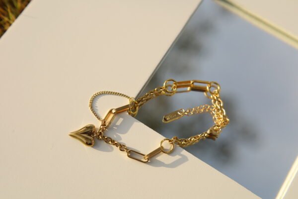 heart locket bracelet